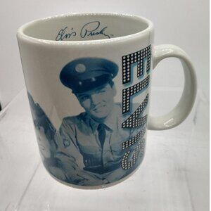 Elvis Presley Ceramic Mug With Signature Design